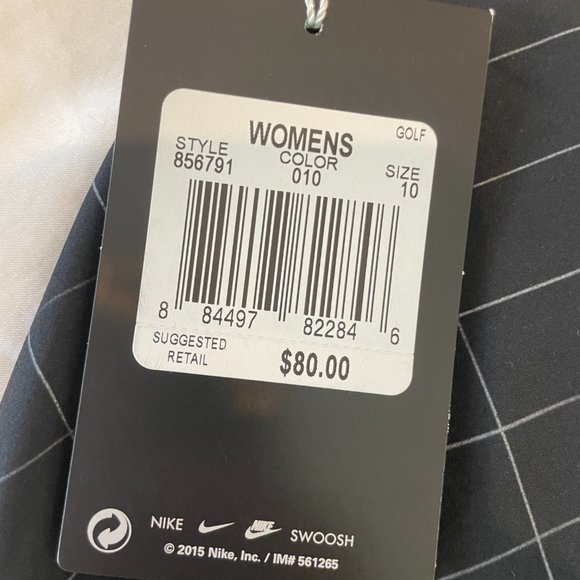 NWT - Black Nike Dri Fit Golf Shorts - Picture 3 of 6